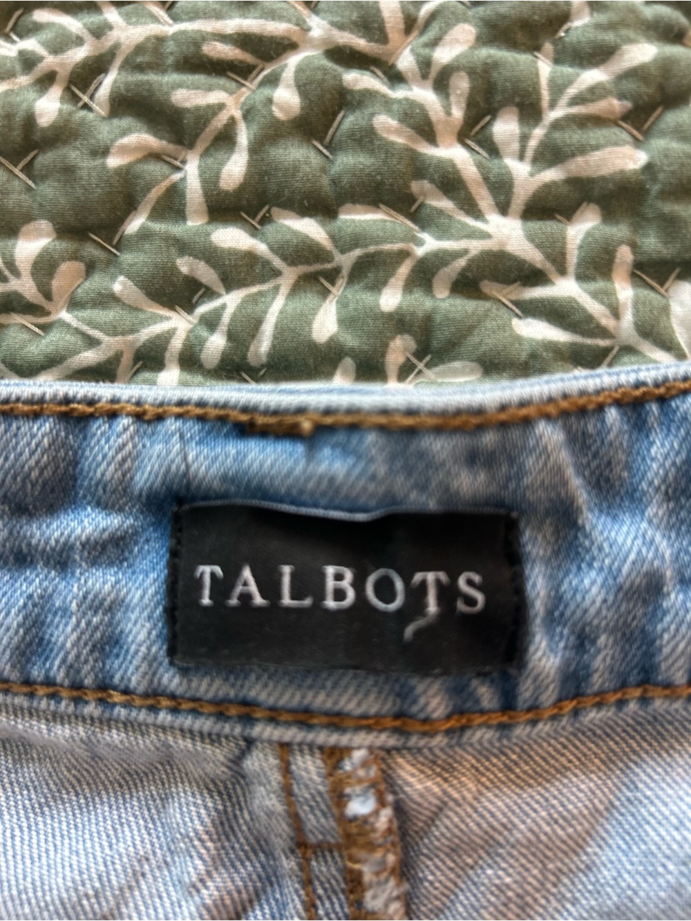 Talbots Light Blue Straight-Leg Jeans with Subtle Embroidery - Picture 8 of 11